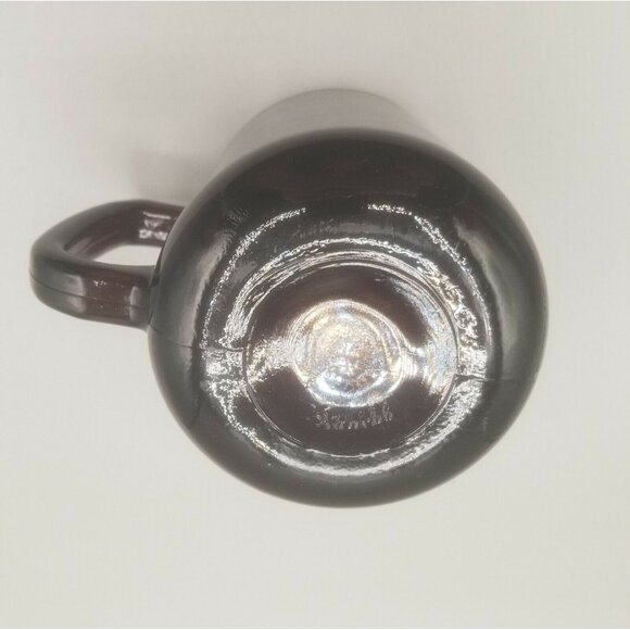 Kanebo Amethyst Glass Pitcher Milk Juice Water Jug Handled Pitcher Purple Glass - Picture 6 of 7